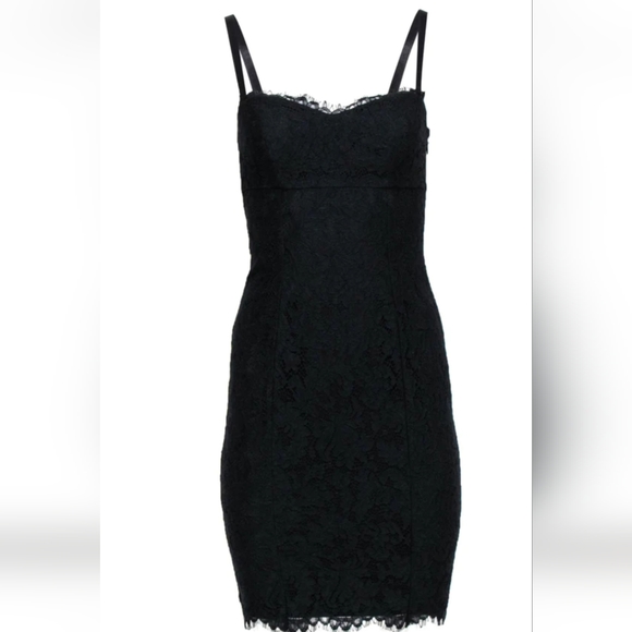 Ted Baker Black lace dress TB size 0 - Picture 1 of 9